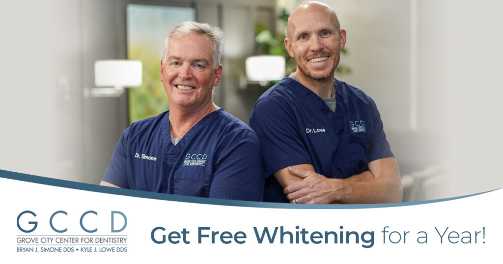 Grove City Center for Dentistry Free Teeth Whitening for A Year New Patient Special